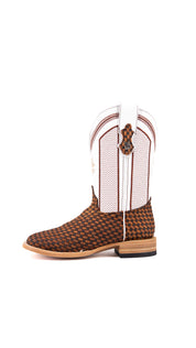 Julian Woven Square Toe Cowboy Boot