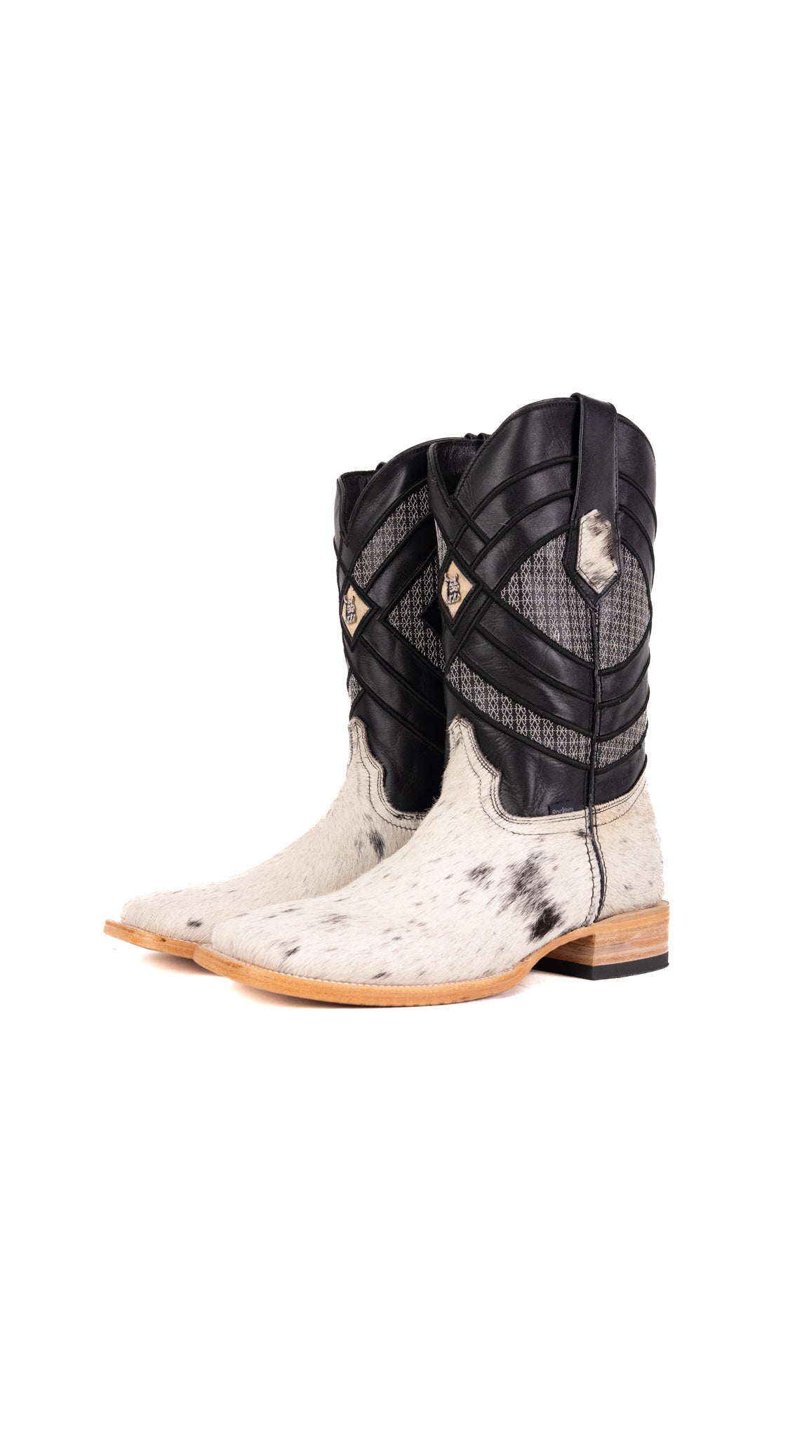 Prescott Cowhide Square Toe Cowboy Boot Size 10.5 Box YM14