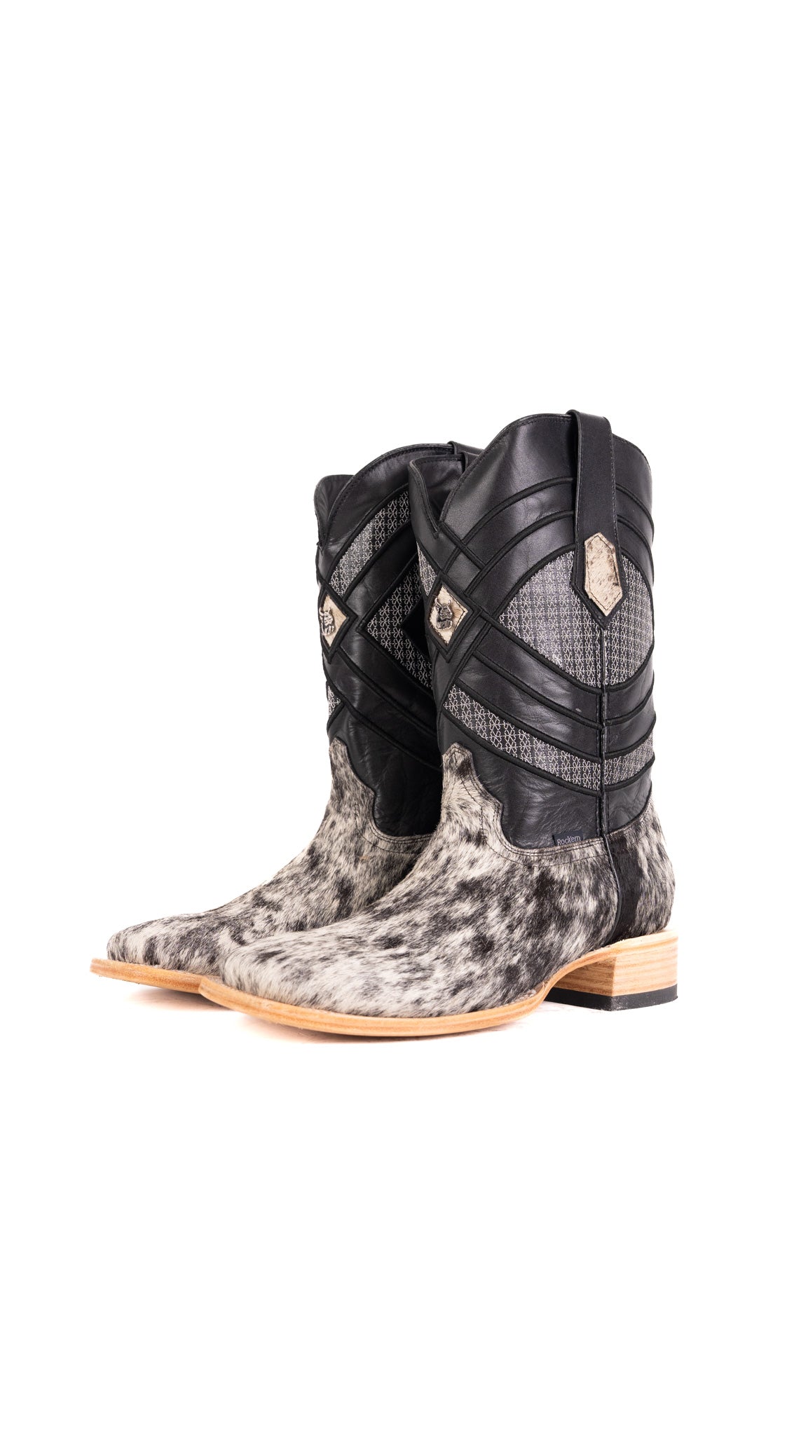 Prescott Cowhide Square Toe Cowboy Boot Size 11 Box YM16