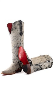 Gia Tall Cowhide Wide Calf Snip Toe Cowgirl Boot Size 5 Box RW10