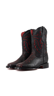 Little Kids Bruce Python Red Bottom Cowboy Boot