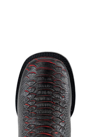 Little Kids Bruce Python Red Bottom Cowboy Boot