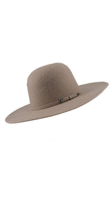 Rock'em 8X Silver Belly Grizzly Fur Open Crown Felt Cowboy Hat