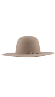 Rock'em 8X Silver Belly Grizzly Fur Open Crown Felt Cowboy Hat