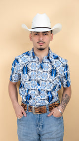 Rock & Roll Short Sleeve Marcus Pearl Snap