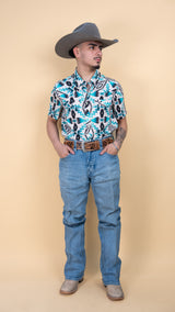 Rock & Roll Short Sleeve Allen Pearl Snap