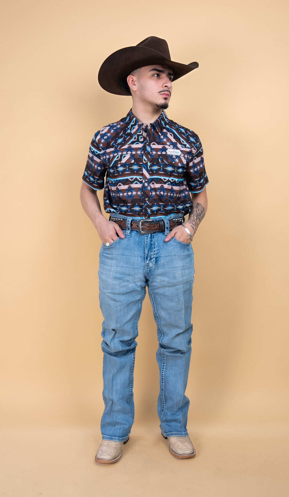 Rock & Roll Short Sleeve Osborn Pearl Snap