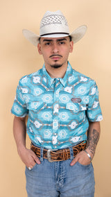 Rock & Roll Short Sleeve Gallup Pearl Snap