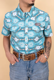 Rock & Roll Short Sleeve Gallup Pearl Snap