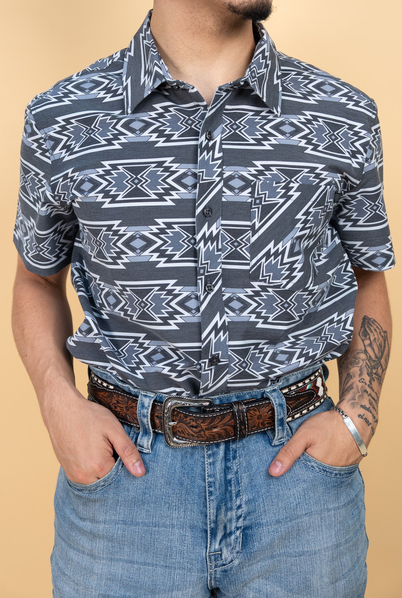 Rock & Roll Short Sleeve Harris Pearl Snap