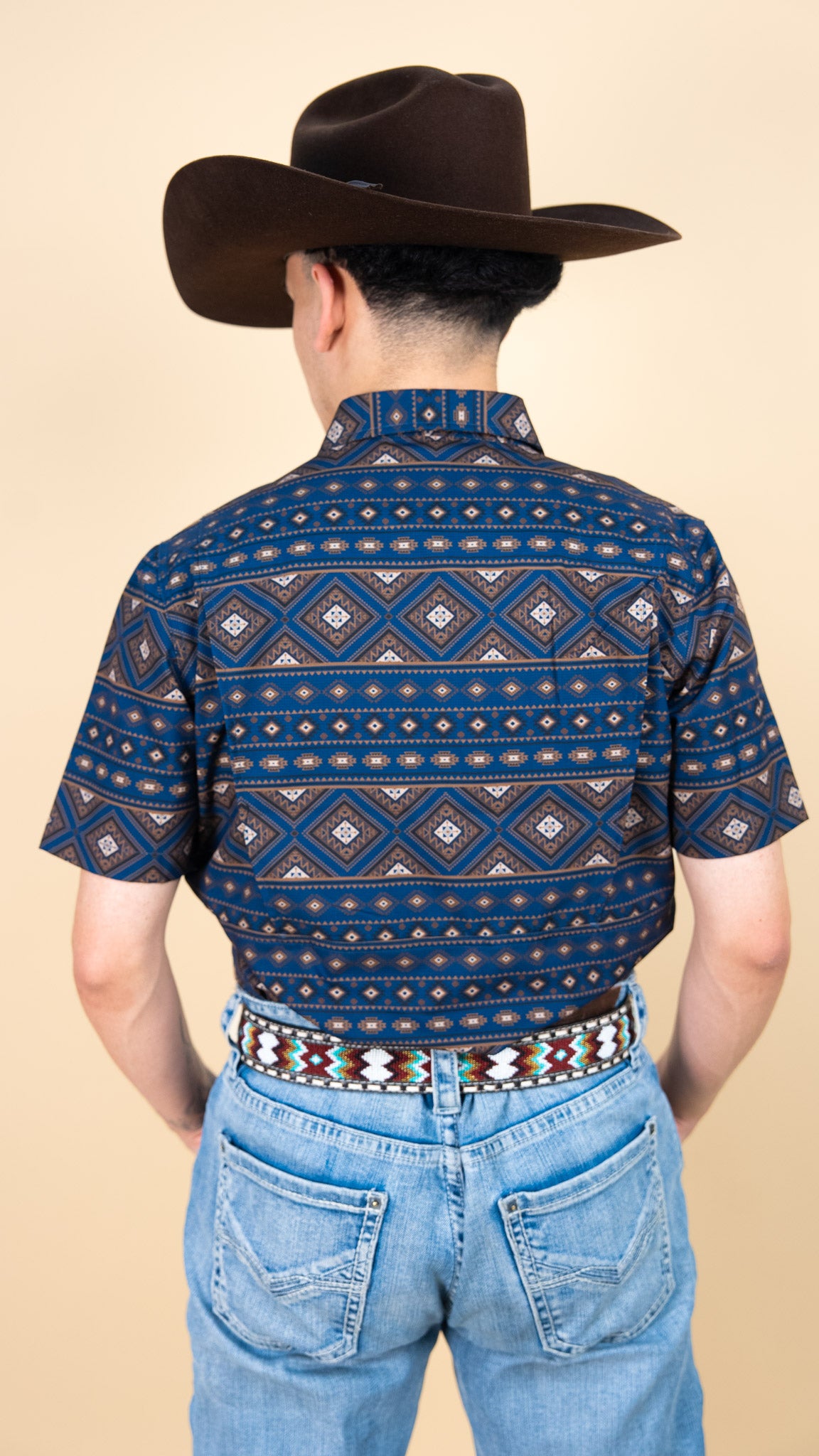 Platini Short Sleeve Mills Pearl Snap