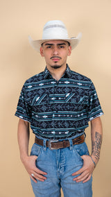 Cuero Line Short Sleeve Purdy Button Up