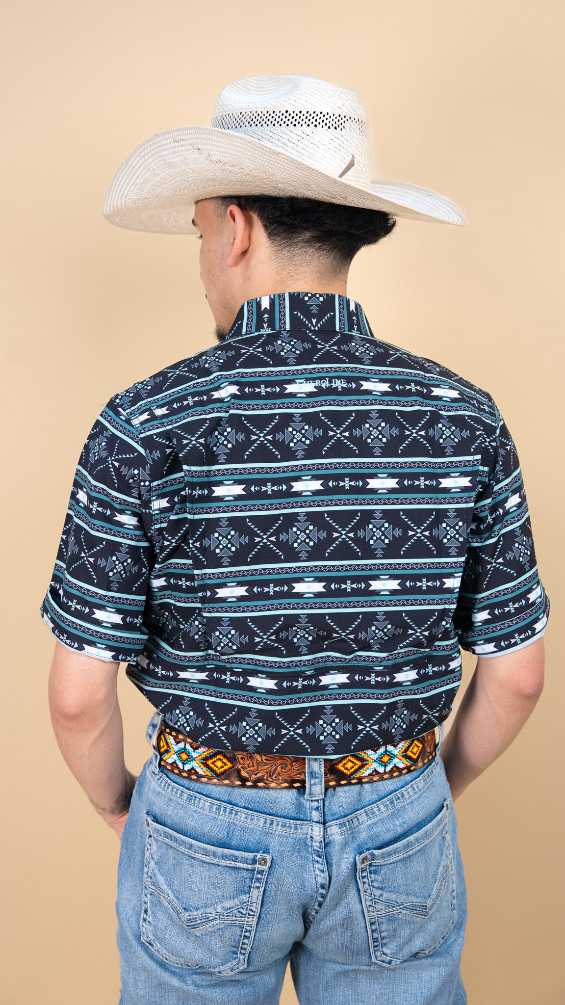Cuero Line Short Sleeve Purdy Button Up