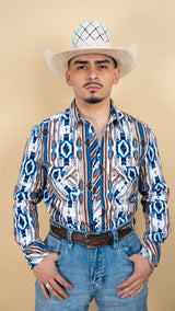 Rock & Roll Long Sleeve Farrell Pearl Snap