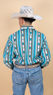 Rock & Roll Long Sleeve Aztec Valdez Button Up