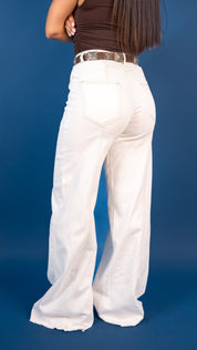 Jane Seam Wide-Leg Jeans