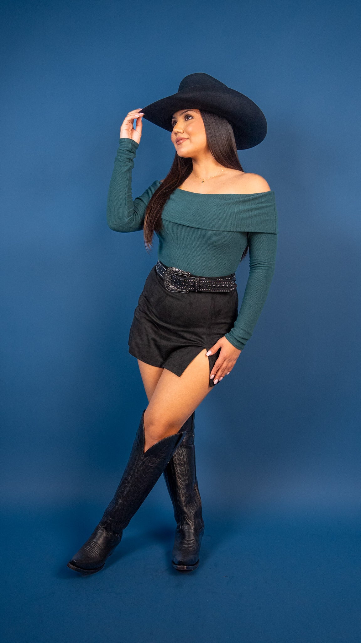 Cozy Ribbed Off-the-Shoulder Top