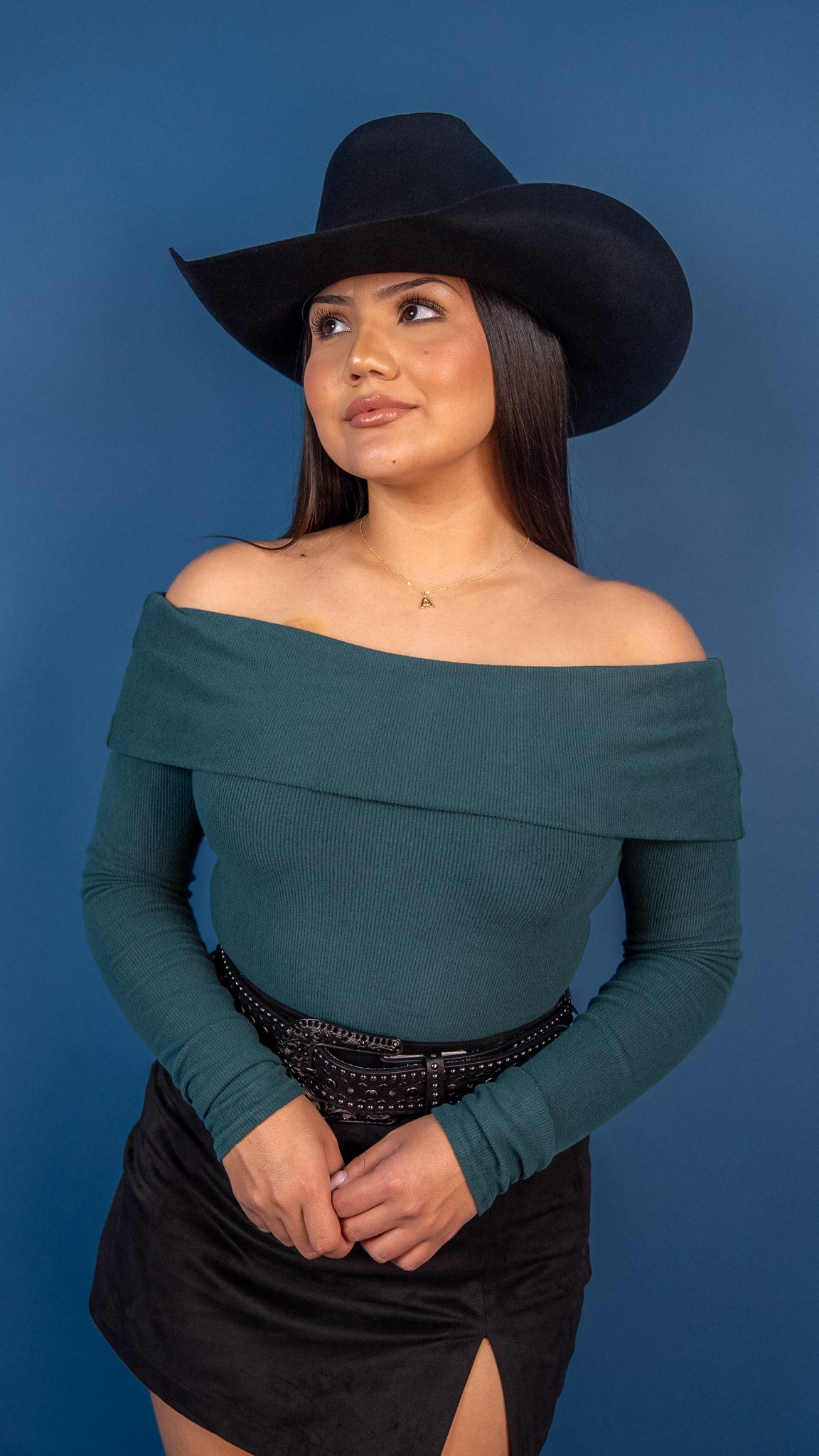 Cozy Ribbed Off-the-Shoulder Top