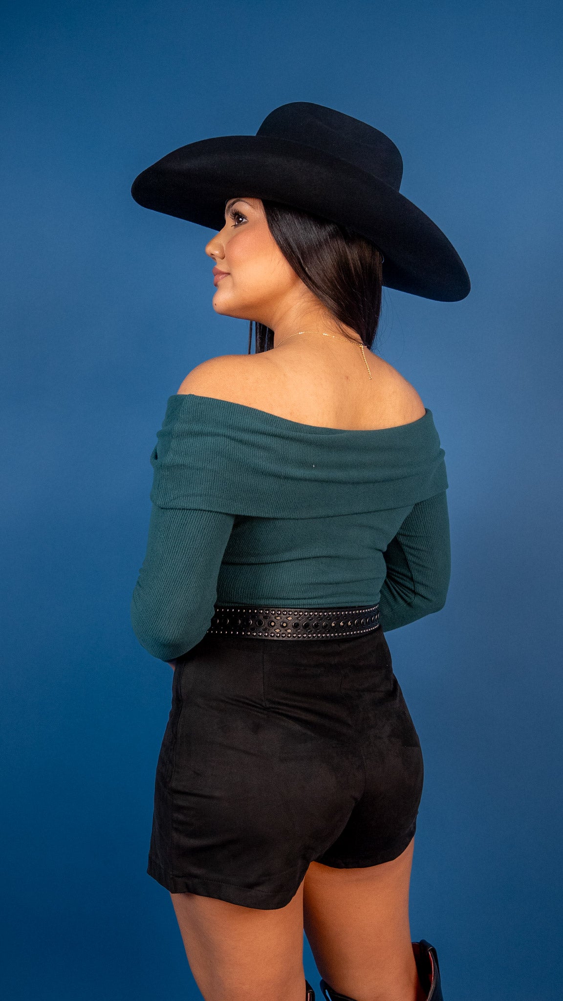 Cozy Ribbed Off-the-Shoulder Top