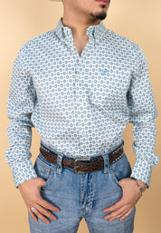 Platini Long Sleeve Pline Button Up