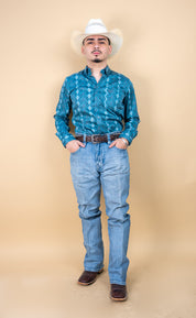Platini Long Sleeve Peart Button Up