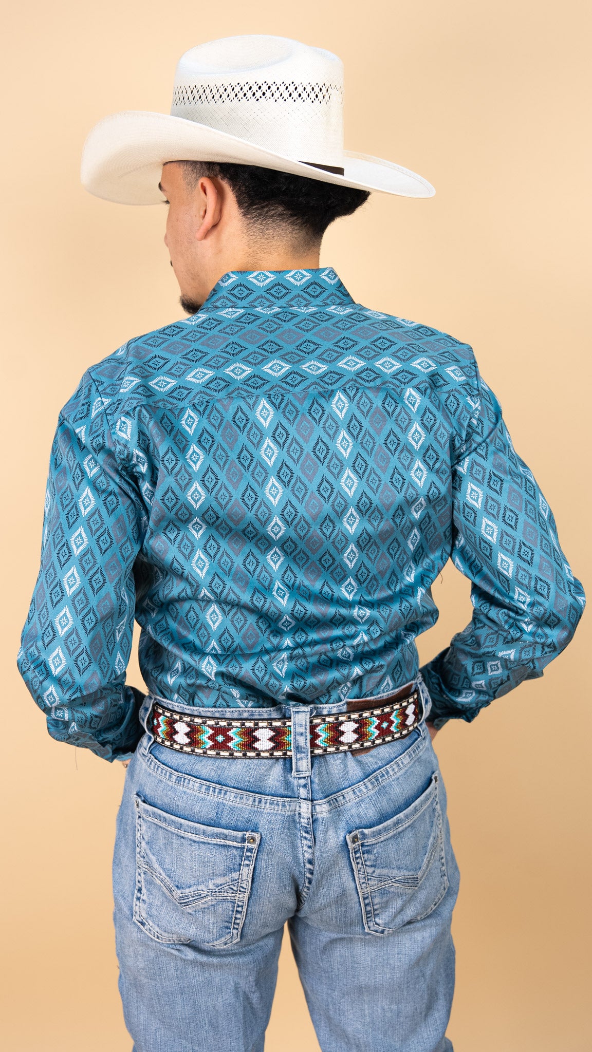 Platini Long Sleeve Peart Button Up