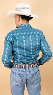 Platini Long Sleeve Peart Button Up