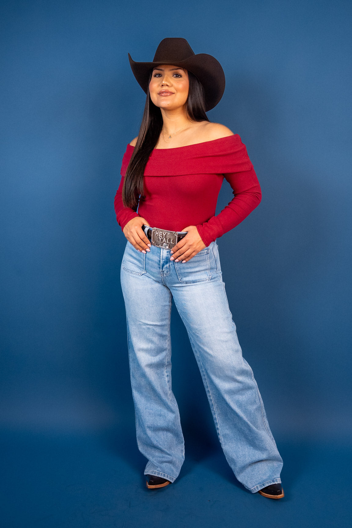 Cozy Ribbed Off-the-Shoulder Top