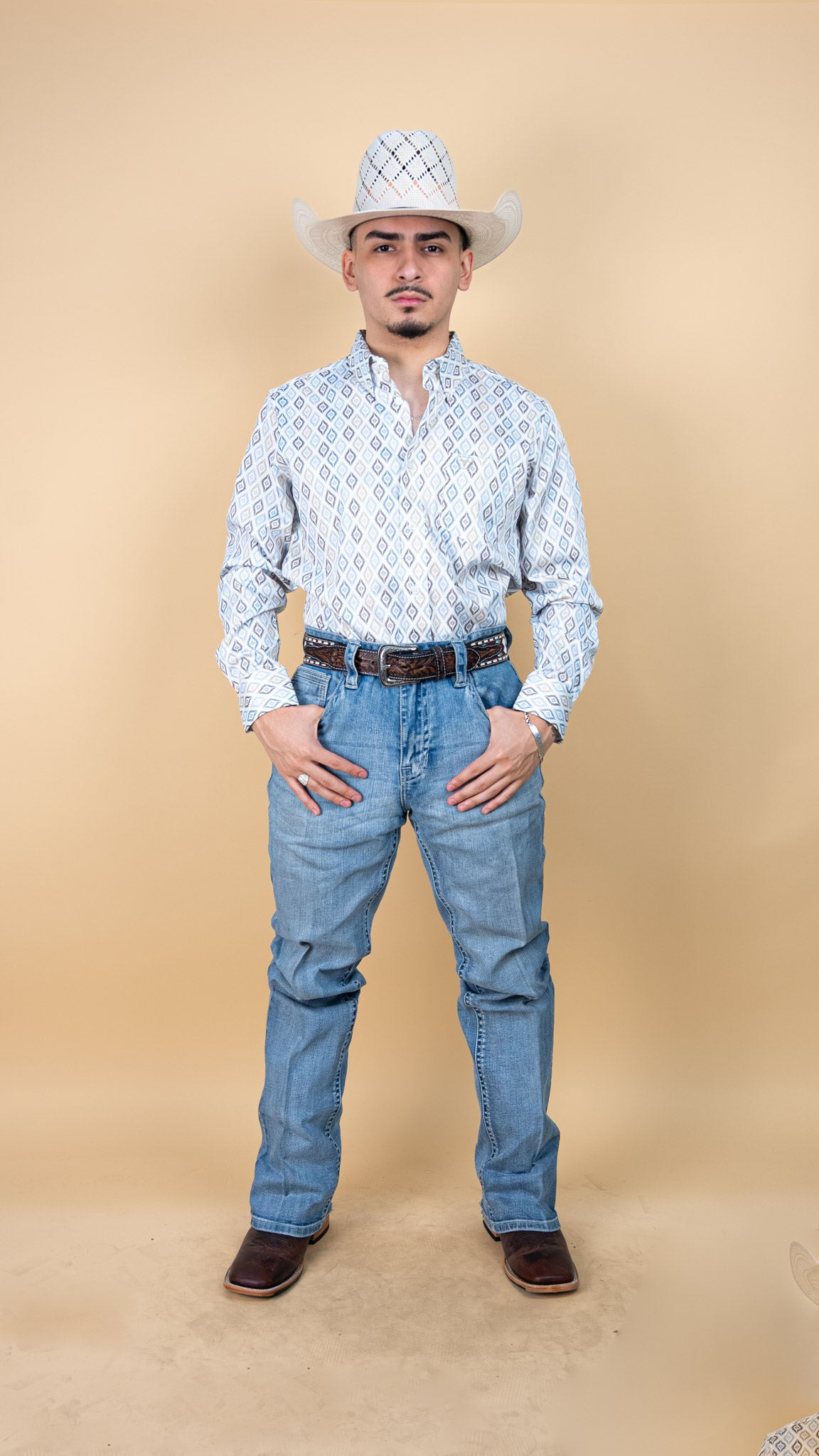 Platini Long Sleeve  Perry Button Up
