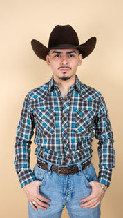 Platini Long Sleeve Farmer Pearl Snap