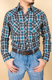 Platini Long Sleeve Farmer Pearl Snap