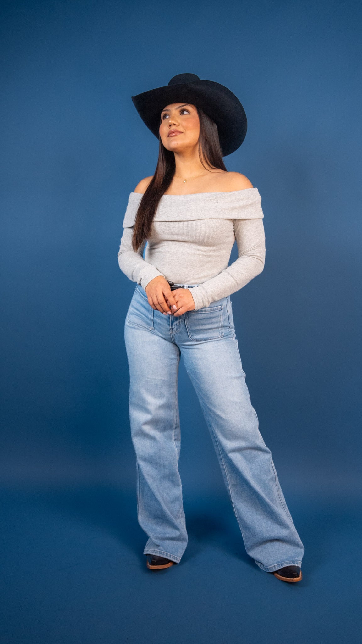 Cozy Ribbed Off-the-Shoulder Top