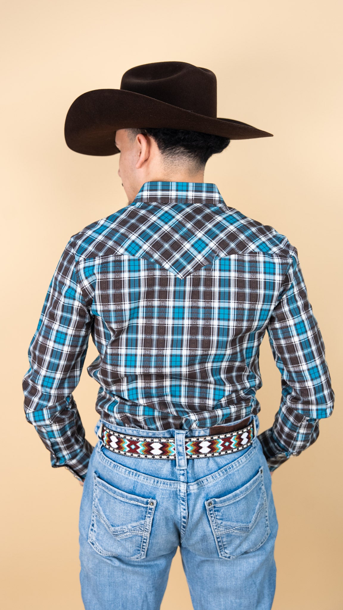 Platini Long Sleeve Farmer Pearl Snap
