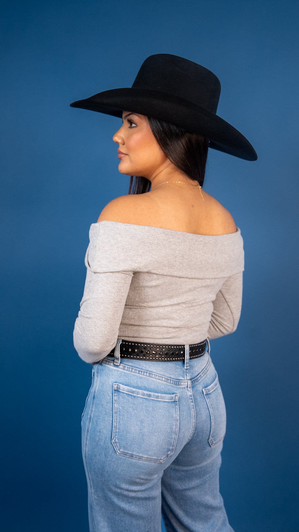 Cozy Ribbed Off-the-Shoulder Top