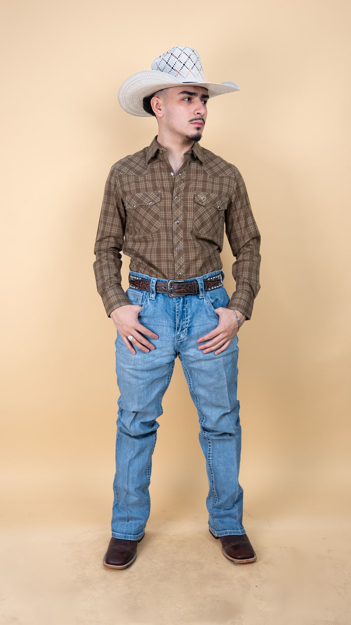 Platini Long Sleeve Barron Pearl Snap