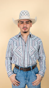 Panhandle Long Sleeve Monk Pearl Snap