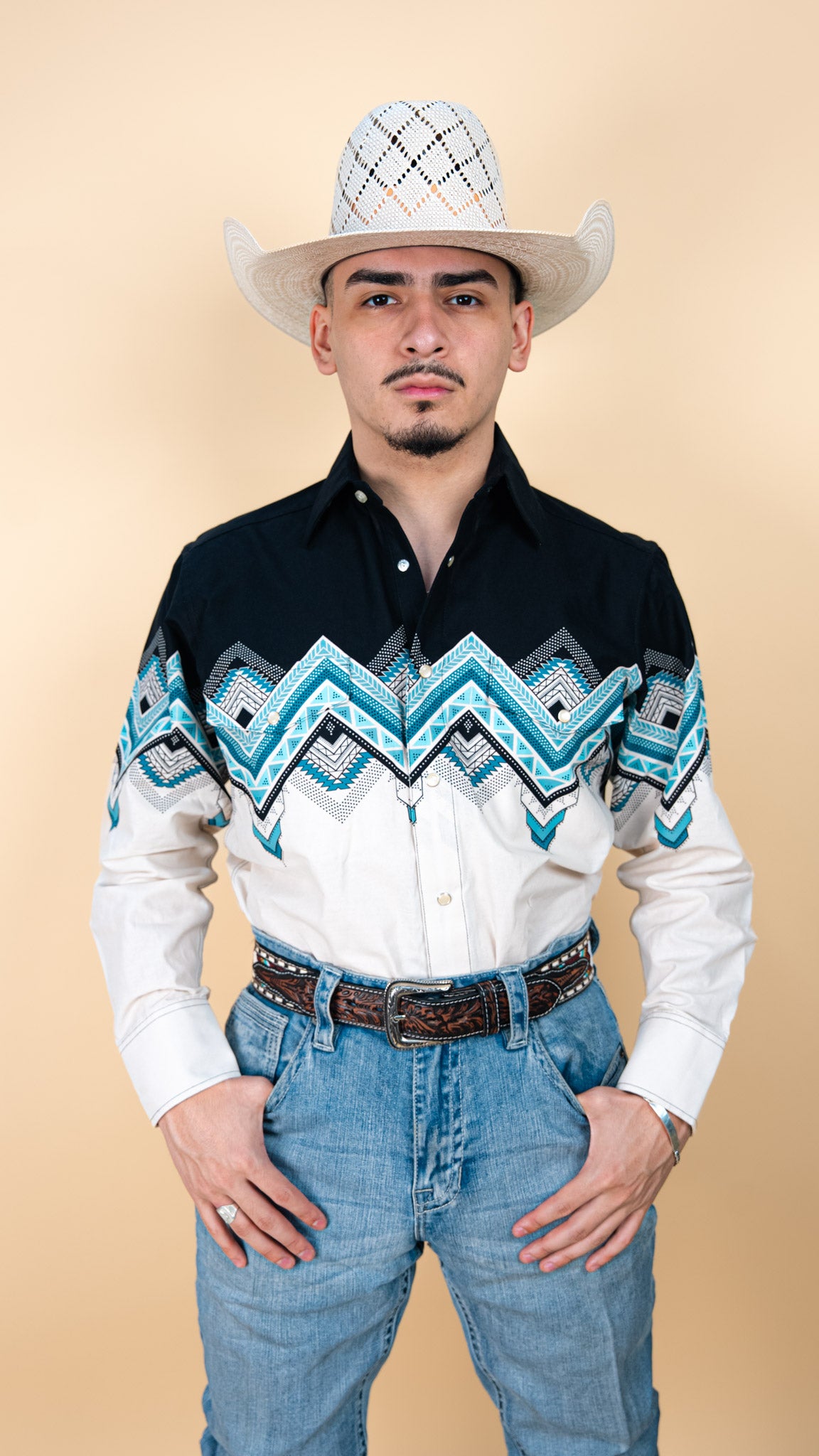 Panhandle Long Sleeve Mosby Pearl Snap