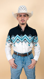 Panhandle Long Sleeve Mosby Pearl Snap