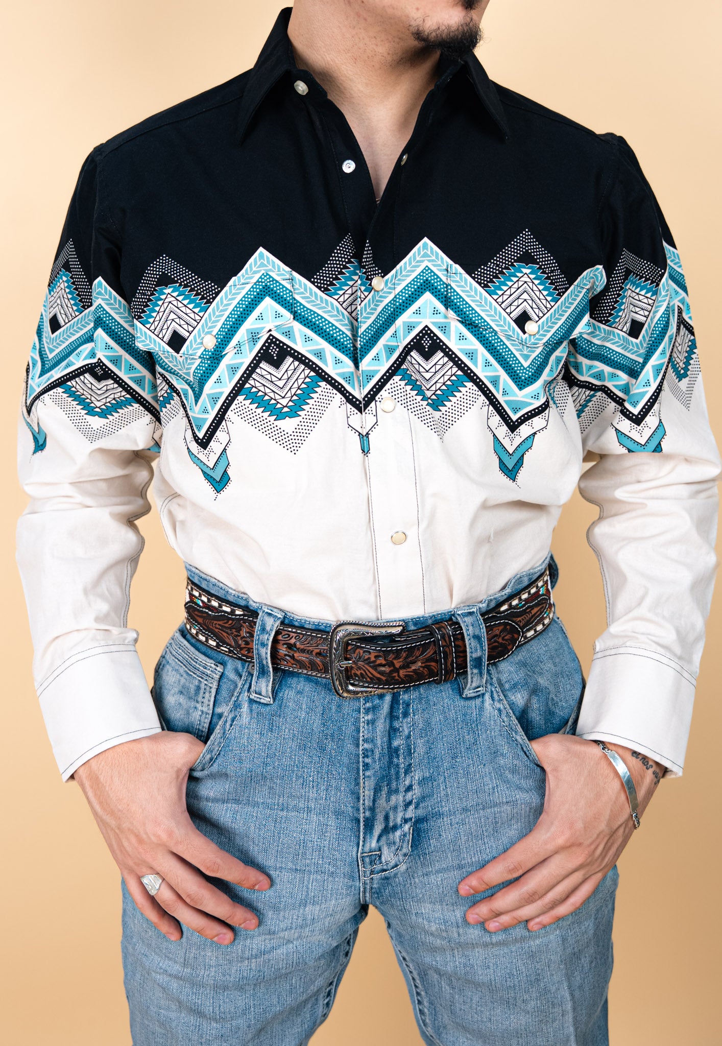 Panhandle Long Sleeve Mosby Pearl Snap