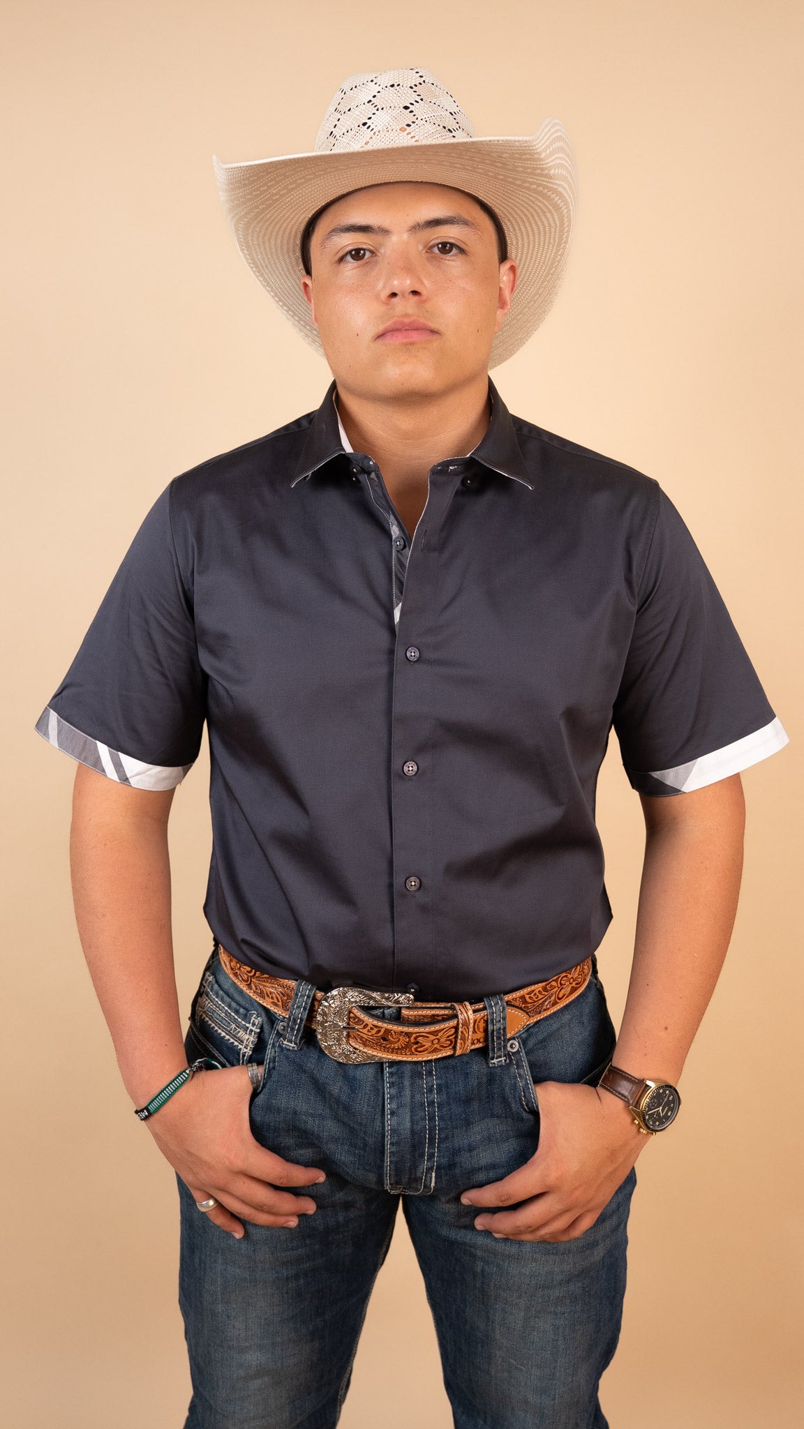 Platini Short Sleeve Travis Button Up