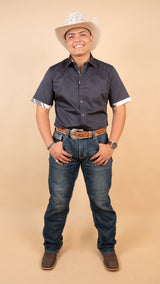 Platini Short Sleeve Travis Button Up