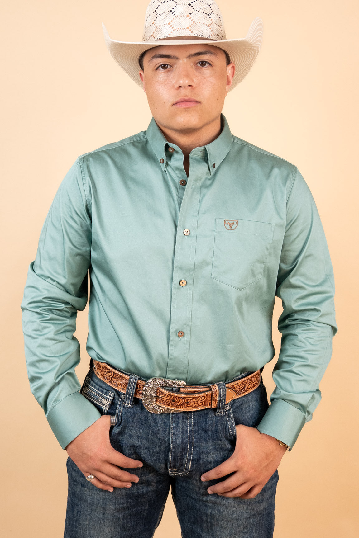 Platini Long Sleeve Rolex Button-Up