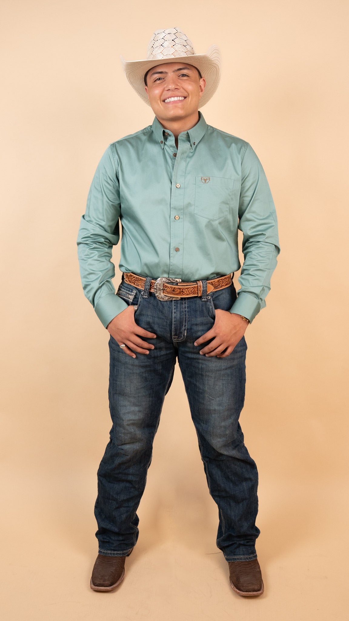 Platini Long Sleeve Rolex Button Up