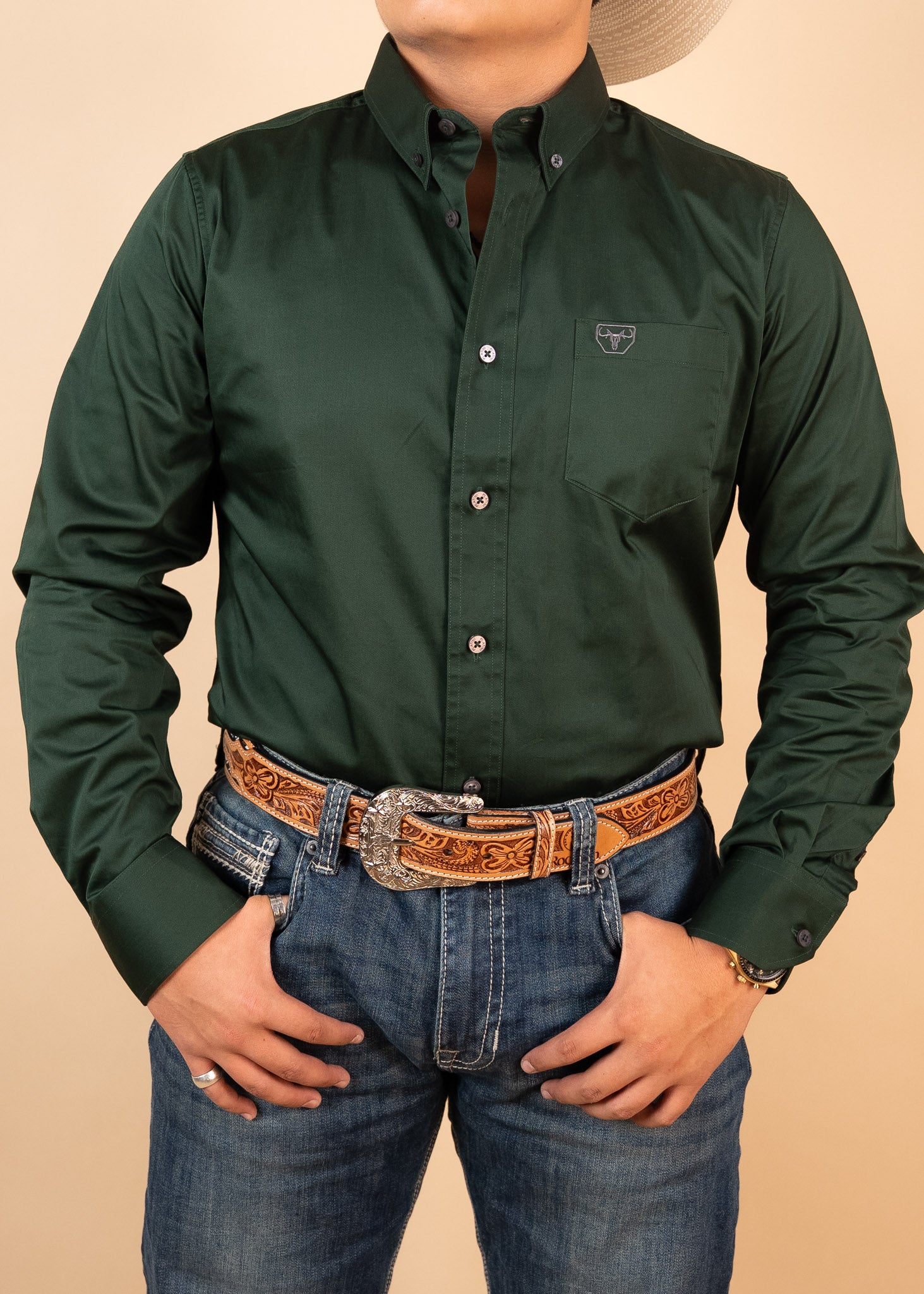 Platini Long Sleeve Rolex Button Up