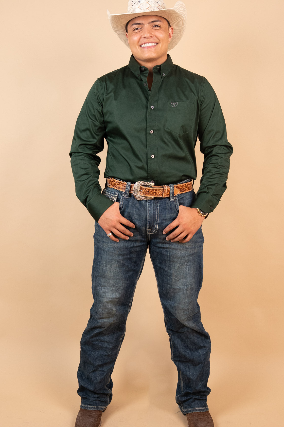 Platini Long Sleeve Rolex Button-Up
