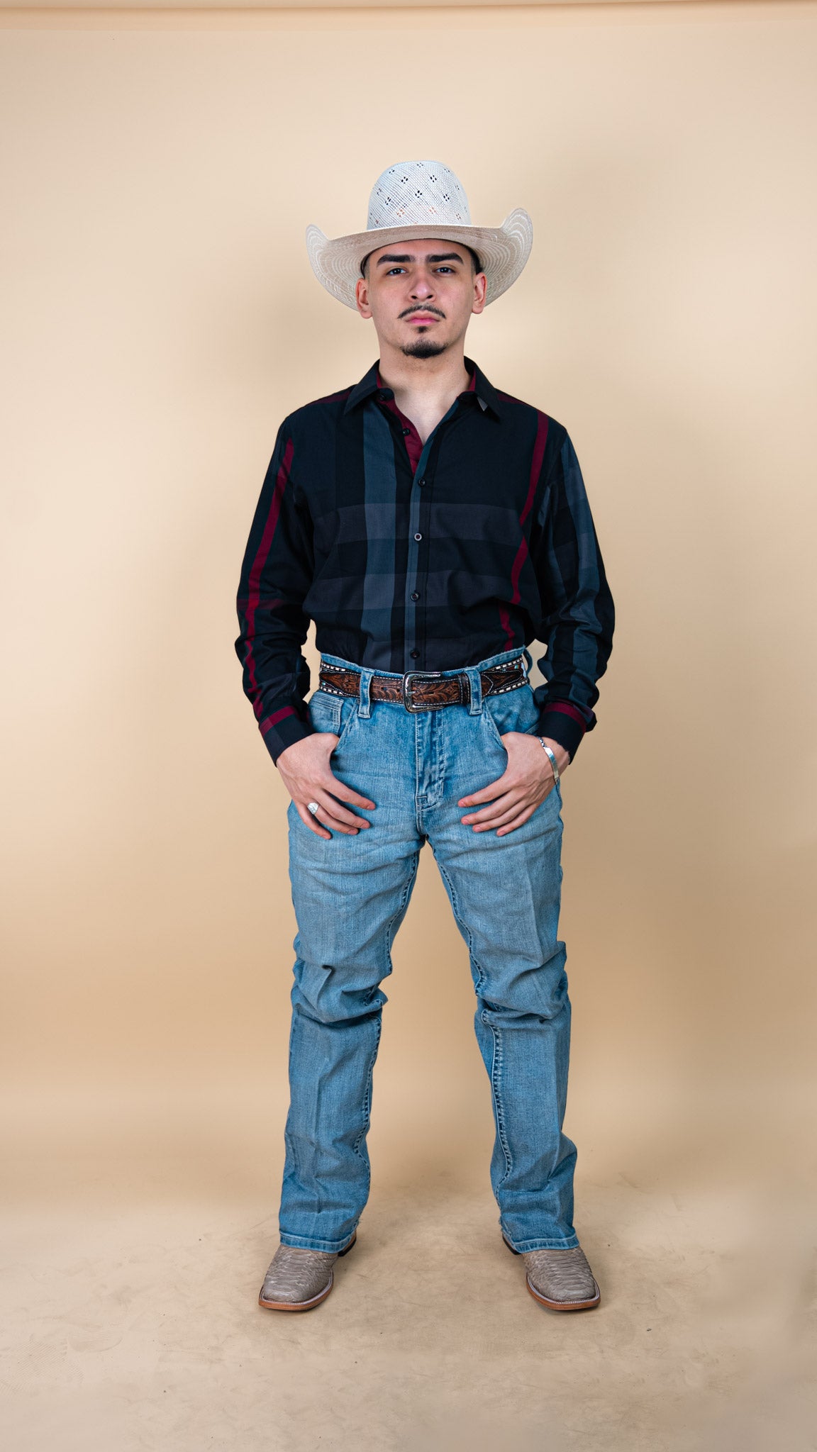 Baldelli Western Long Sleeve Dion Button Up