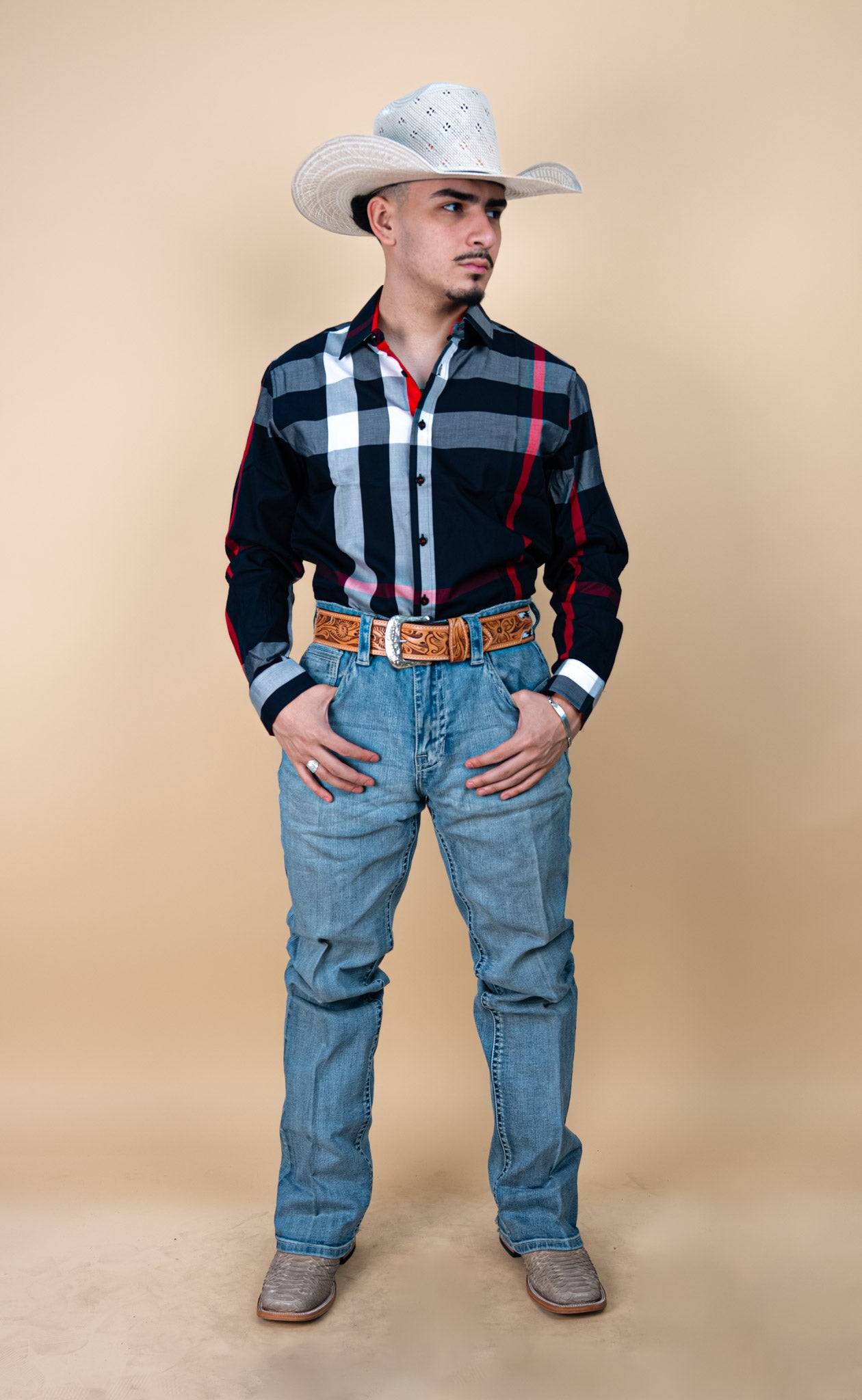 Baldelli Western Long Sleeve Dion Button Up