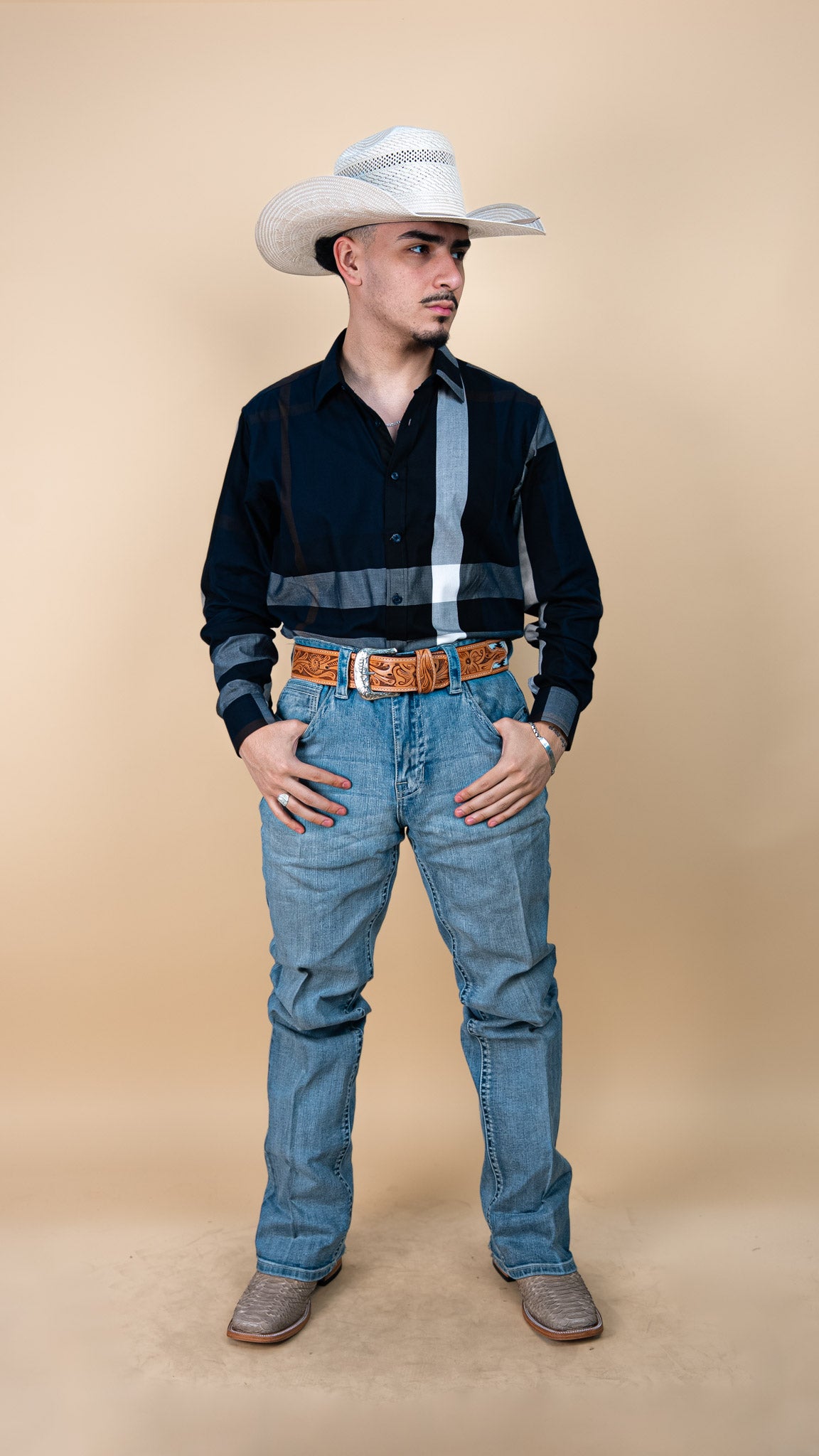 Baldelli Western Long Sleeve Dion Button Up