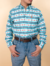 Cuero Line Long Sleeve Blair Button Up