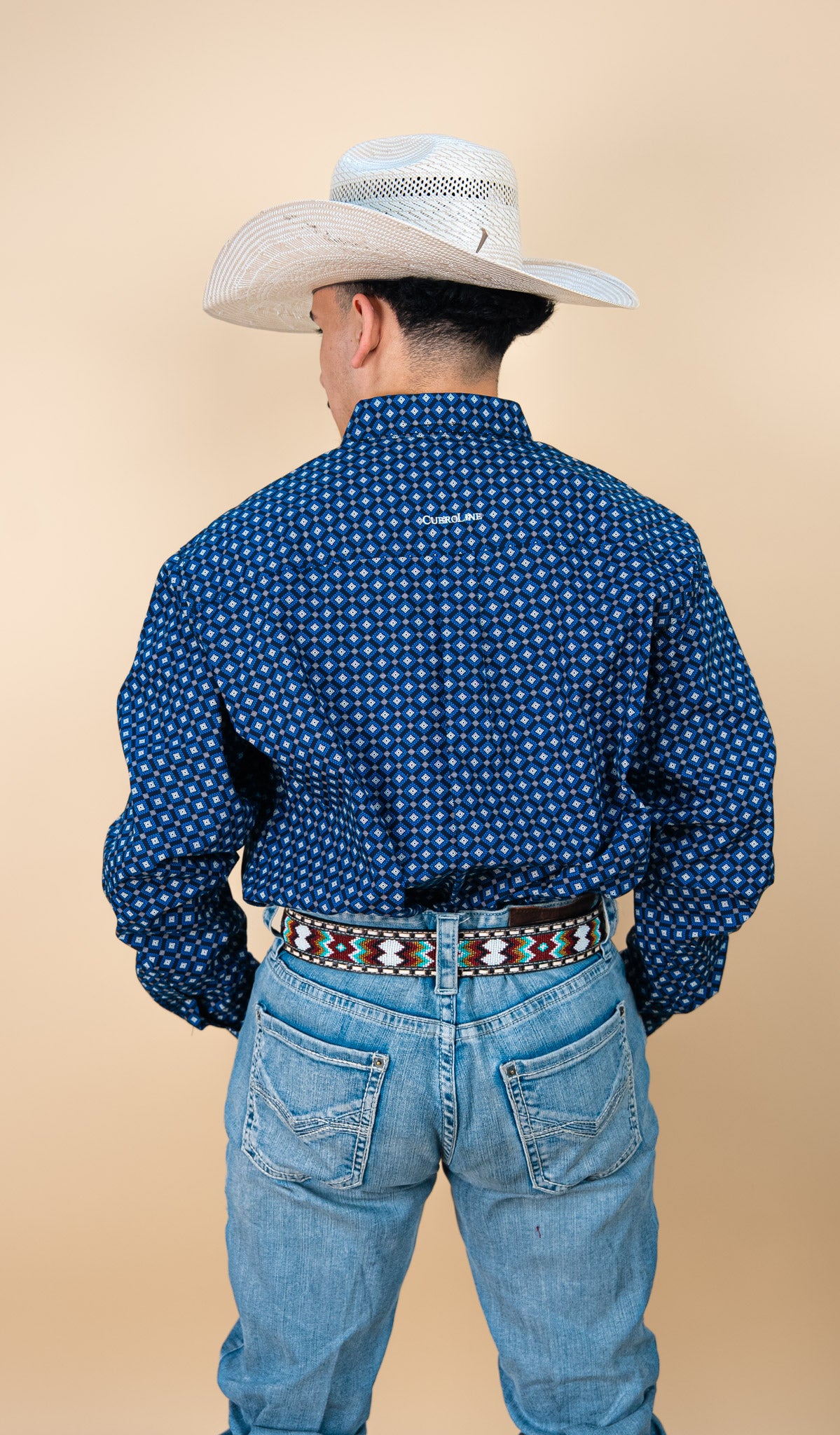 Cuero Line Long Sleeve Simon Button Up